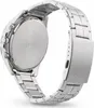 The back of a silver Casio Edifice watch with a metal band, shown from a side angle against a white background. Produktbild-Vorschau
