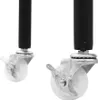 A close-up view of two casters attached to black poles, likely part of a larger piece of equipment. Náhľad obrázku produktu