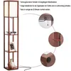 Dřevěná stojací lampa s LED žárovkou E27, vhodná do Náhled obrázku produktu 2