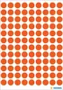 Viacúčelové etikety červené Ø 8 mm okrúhly papier matný 540 Náhľad obrázku produktu 2