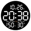 Digitale Wanduhr mit Fernbedienung, LED-Uhr mit 10-stufiger Produktbild-Vorschau 1
