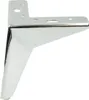 lot de 4 pieds de meuble "étoile" en chrome argenté, Voir les images du produit 4