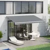 Outdoor manuelle Gelenkarmmarkise Markise 395cm mit Produktbild-Vorschau 2