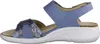 Finn Comfort Nadi Blau Damen Sandale Wechselfußbett Leder Produktbild-Vorschau 13