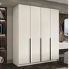 Duża szafa 4-drzwiowa LIZA otwierana 200cm biała,  w Podgląd zdjęcia produktu 1