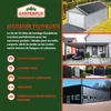 GARDEBRUK® 12x Trapezblech 129x46cm = 7m² Verzinkt Produktbild-Vorschau 3
