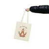 Anti-Stress Jutebeutel Stoffbeutel Canvas Meditation Lustig Produktbild-Vorschau 3