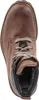 Top-down view of a brown leather boot. Voir les images du produit
