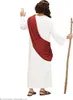 A person dressed as Jesus, seen from the back, holding a staff. Anteprima dell’immagine prodotto