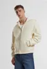 Pánská mikina Urban Classics Fluffy Zip Hoody whitesand - L Náhled obrázku produktu 1