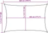 vidaXL Slnečná plachta 160 g/m² biela 4x5 m HDPE Náhľad obrázku produktu 7