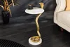 Beistelltisch 60cm Marmor Gold Design Tisch Modern Produktbild-Vorschau 2