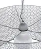 BELIANI lampa Závěsná šedá kovová s prolamovaným stínidlem Náhled obrázku produktu 6