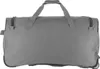 A gray travel bag with wheels and handles. Náhľad obrázku produktu