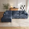 Merax Ecksofa, 3-Sitzer Wolken Sofa mit verstellbarer Produktbild-Vorschau 2