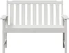 vidaXL Záhradná lavička, biela, 120 x 59 x 88 cm, HDPE Náhľad obrázku produktu 5