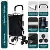 Carrello della spesa VOUNOT® in alluminio con funzione di Anteprima dell’immagine prodotto 4