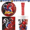 Partyset 61 tlg. Spiderman Geburtstag Deko Set Produktbild-Vorschau 1