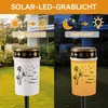 2 Stück Solar LED Grablicht wetterfest mit Erdspieß für Produktbild-Vorschau 5