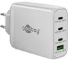 100 W USB-C PD GaN Multiport-Schnellladegerät weiß Produktbild-Vorschau 3