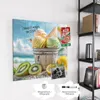 Magnettafel 30x30cm Pinnwand Whiteboard beschreibbar - Produktbild-Vorschau 4