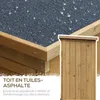 Outsunny Armoire abri de jardin remise pour outils en bois Voir les images du produit 4