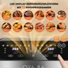 Heißluftfritteuse 10L | Air Fryer XXL Variabel für Einzel Produktbild-Vorschau 2