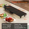 COSTWAY grill elektryczny 70 cm, nieprzywierający grill Podgląd zdjęcia produktu 2