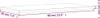 Dimensions of a shelf. Produktbild-Vorschau