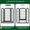 Comparison of an updated and older version of a pet gate latch mechanism. Podgląd zdjęcia produktu