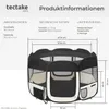 Polyesterová ohrádka včetně tašky - černá Náhled obrázku produktu 11