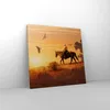 Bild auf Leinwand - Leinwandbild - Pferd Cowboy Bauernhof Produktbild-Vorschau 4