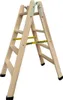 4-stufige Klappleiter Plabell Holz 114 x 31/48 cm Produktbild-Vorschau 1