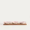HOMLA SAKURA Servierset mit rosa Schalen, 32,5x10x3 cm Produktbild-Vorschau 5