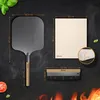 CLP Pizzastein mit Rezept-Buch für Backofen & Grill 38x30 Produktbild-Vorschau 3