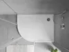 A top-down view of a modern shower tray with a showerhead and controls. Anteprima dell’immagine prodotto