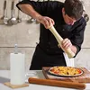 Relaxdays Küchenrollenhalter stehend, Bambus & Metall, Produktbild-Vorschau 3