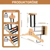 Helmwandhalterung, Massivholzaufhänger zur Wandmontage, Produktbild-Vorschau 5