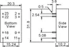 MEANWELL SCWN06C-15, DC DC-Wandler, 36-72V:+15V 400mA 6W Produktbild-Vorschau 2