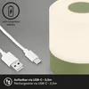 BRILONER LED dobíjacia stolná lampa, 7 cm, dotyková, 2W, Náhľad obrázku produktu 12