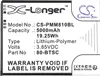 TECHTEK Akku Kompatibel mit [Point Mobile] PM80 Ersetzt Produktbild-Vorschau 4