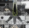 CaDA Fantasma Super Sports Car 1:8 – 4346 Teile Technik Produktbild-Vorschau 6