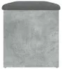 vidaXL Sitzbank mit Stauraum Betongrau 82x42x45 cm Produktbild-Vorschau 6