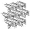 10x Endklemme Klickfix silber 30-40mm Solarmodul Halterung Produktbild-Vorschau 1