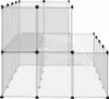 vidaXL Klietka pre malé zvieratá Transparent 143x107x93 cm Náhľad obrázku produktu 4
