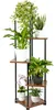 TTL HOME Pflanzenregal TOWER mit Rollen 5 Etagen 112cm Holz Produktbild-Vorschau 1
