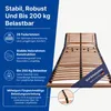 LEO KV Lattenrost 7 Zonen 80 x 200 cm Kopfteil verstellbar Produktbild-Vorschau 3