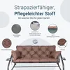 TexDeko® Bankauflage mit Rückenlehne für Hollywoodschaukel  Produktbild-Vorschau 4