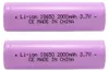 Avizar, 2 batteries lithium rechargeables 3,7 V 2000 mAh, Voir les images du produit 2