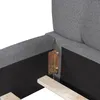 Łóżko tapicerowane Flieks 140x190cm ze stelażem listwowym, Podgląd zdjęcia produktu 6